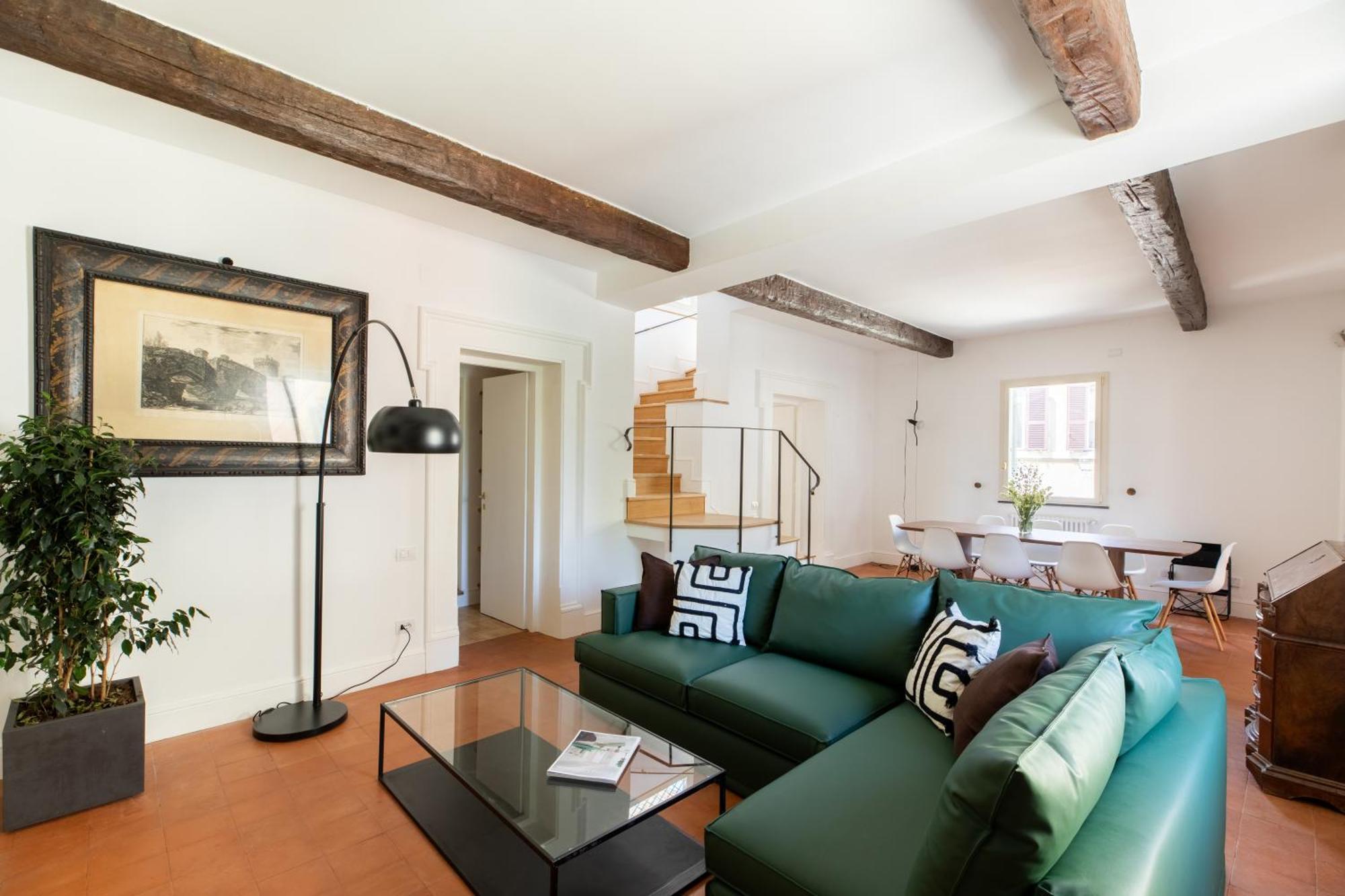 Iflat Trastevere Stylish 4 Bedroom Penthouse Lejlighed *